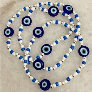 !BEADS! evil eye, flat